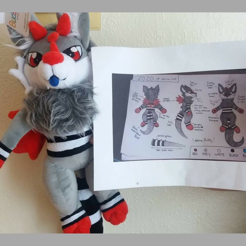 furry plush